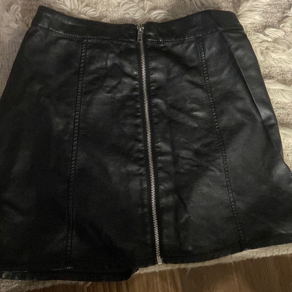 Pleather skirt H&M